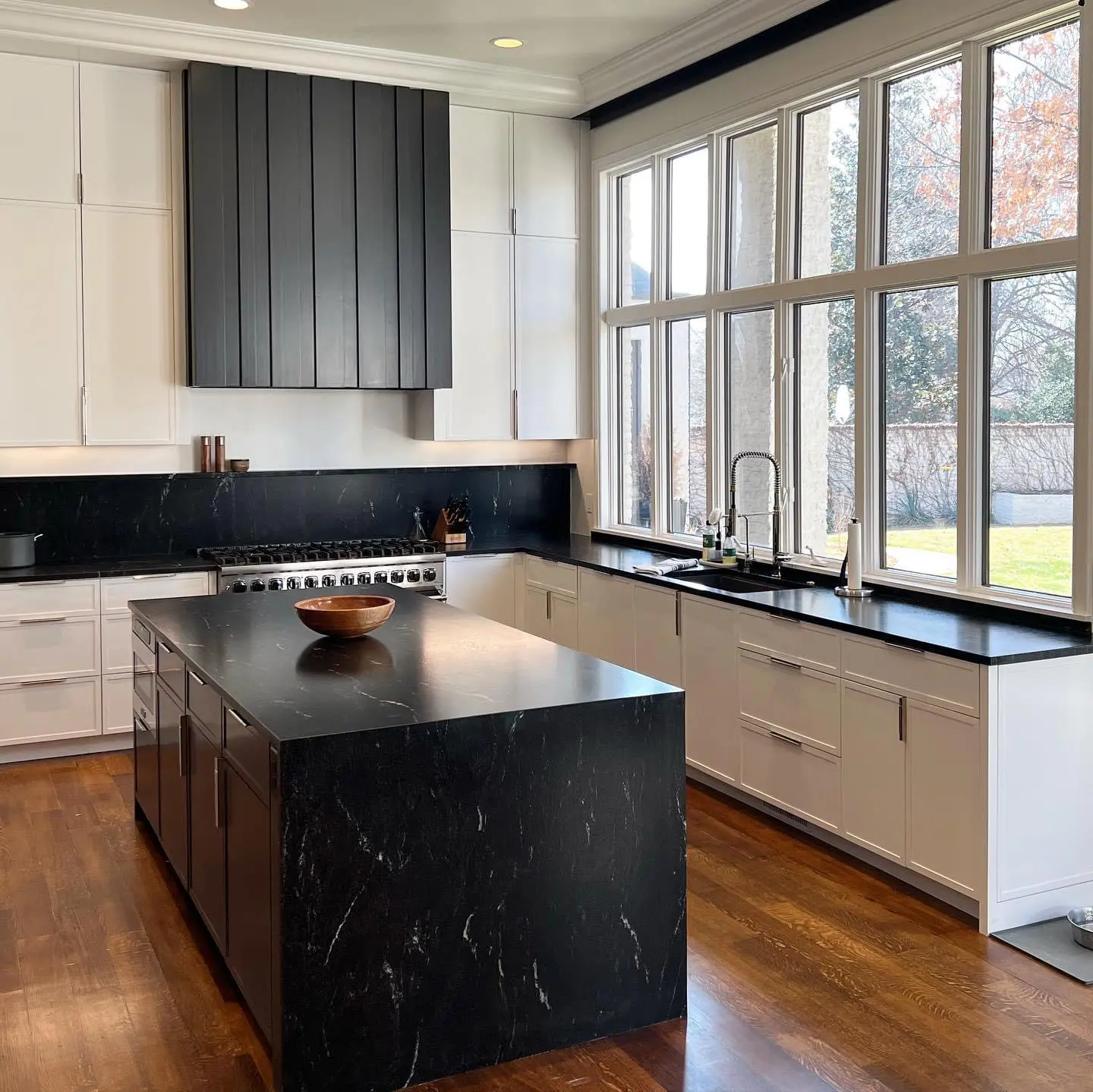 Beautifully painted cabinets in okc.