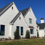 brick staining Oklahoma City home exterior