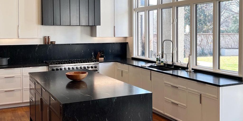 Beautifully painted cabinets in okc.