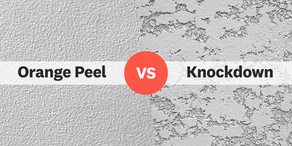 Orange peel wall texture in Edmond home